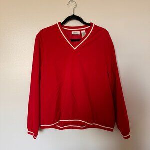 Liz Golf by Liz Claiborne Active Wear, Mesh Lined Pullover, Women’s Large